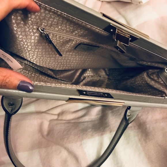 Kate Spade Grey KNIGHTSBRIDGE Large Shoulderbag NWT - Picture 14 of 16